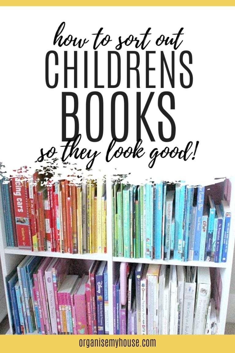 Colourful Idea For Sorting Childrens Books