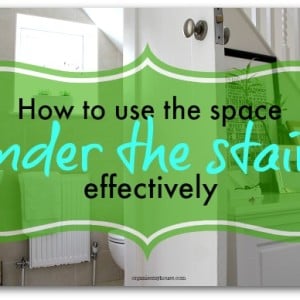 How to use the space under your stairs effectively space under the stairs