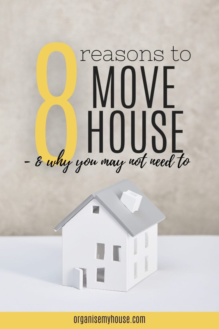 8 Reasons To Move House And Some Solutions To Avoid It