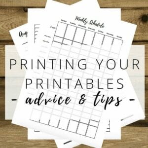 Tips And Advice On Printing Printables