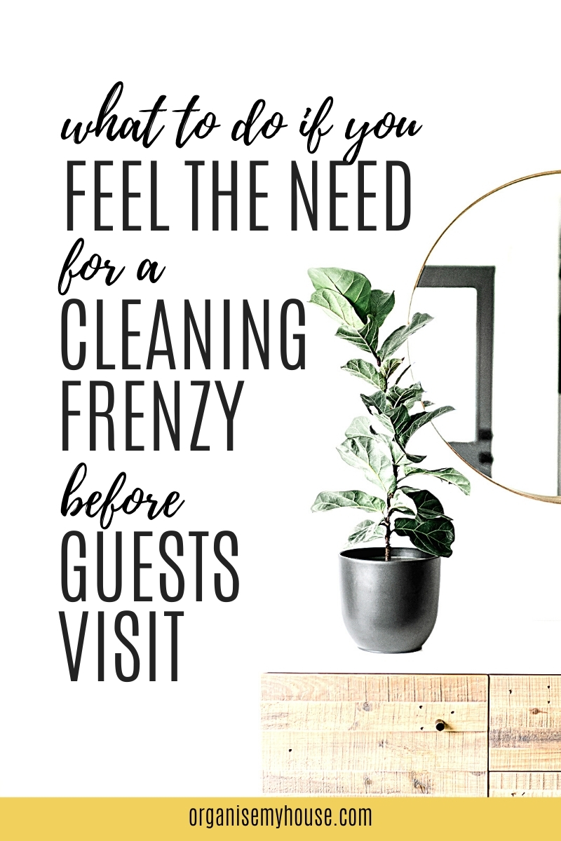 Do You Feel The Need To Get Cleaning Before Guests Visit?