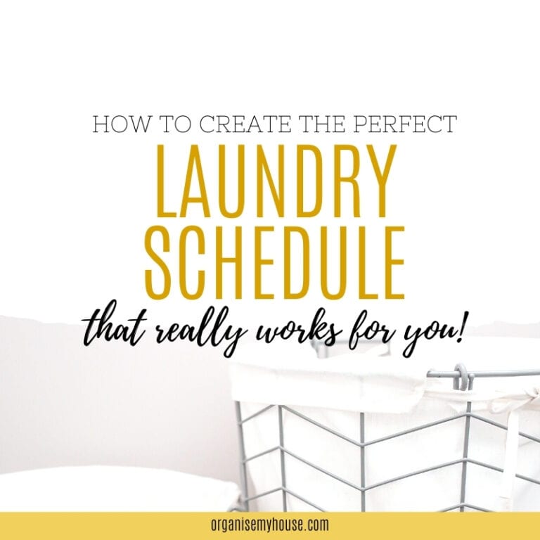 How To Create The Perfect Laundry Schedule [One That Works]