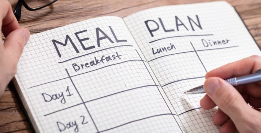 Meal Plan In A Notebook