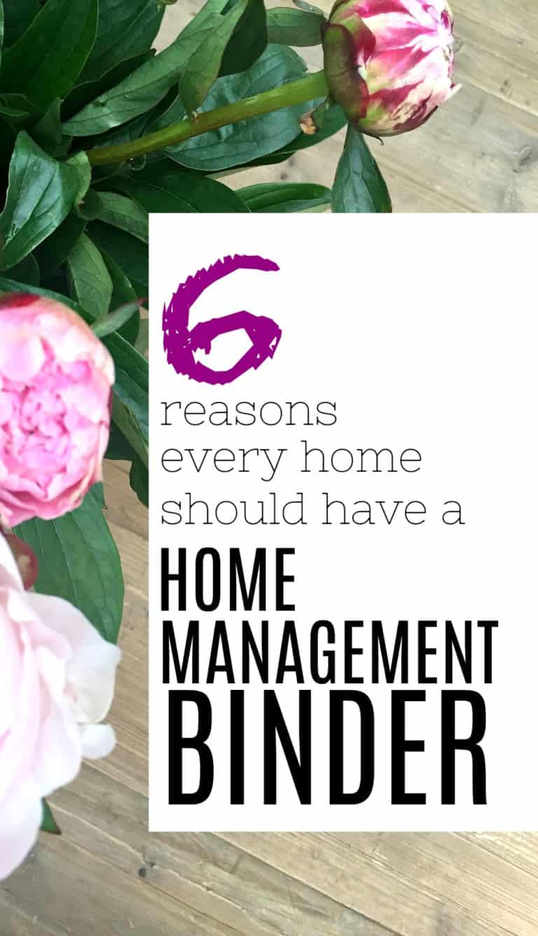 6 Key Reasons Every House Needs A Home Management Binder