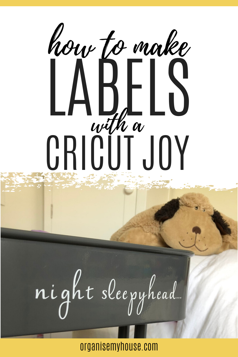 How To Make Labels With A Cricut Joy - Step By Step Guide