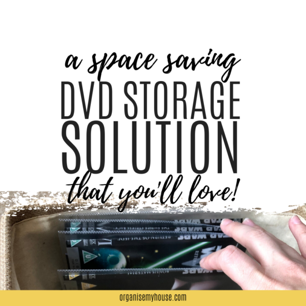 A Space Saving DVD Storage Idea You'll Love (No Boxes!)