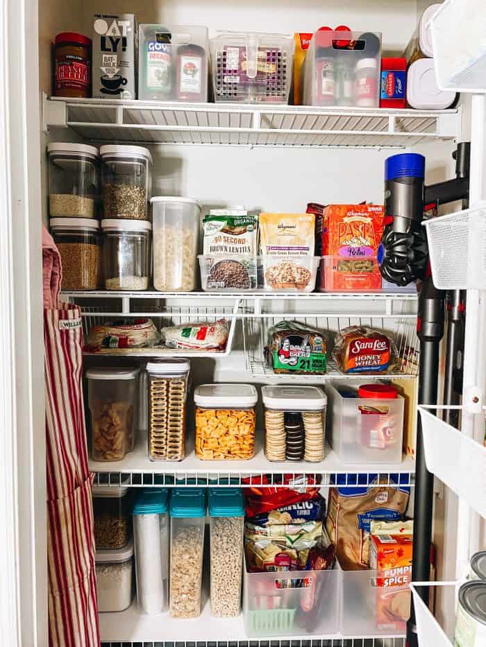 Kitchen Cupboard With Food