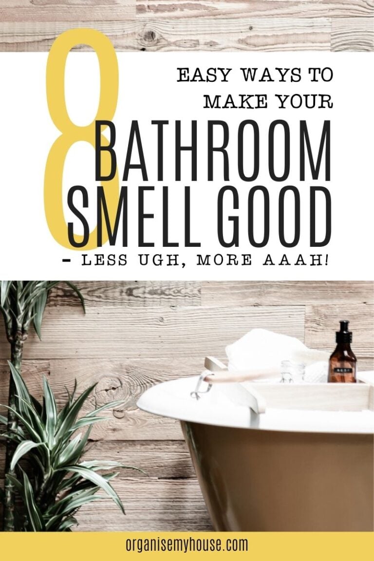 8 Easy Ways To Make Your Bathroom Smell Good [Less Ugh!]