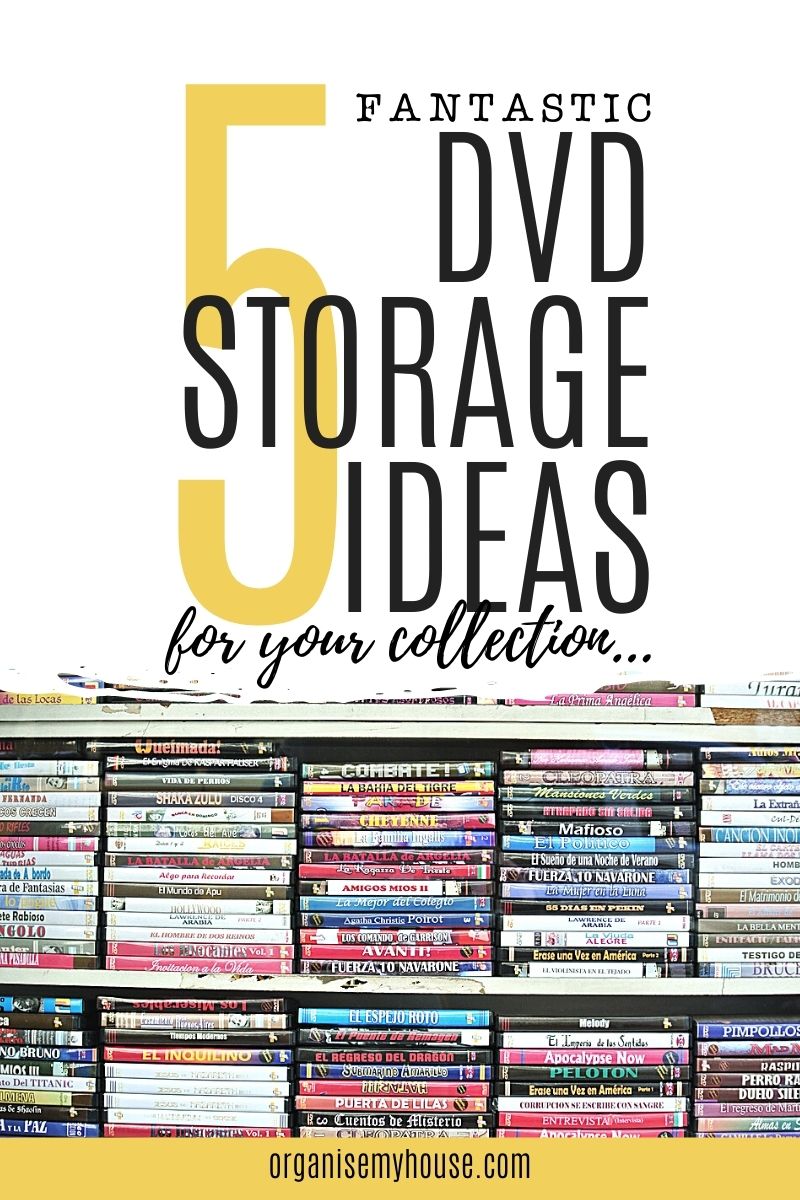 5 Fantastic DVD Storage Ideas To Use For Your Collection