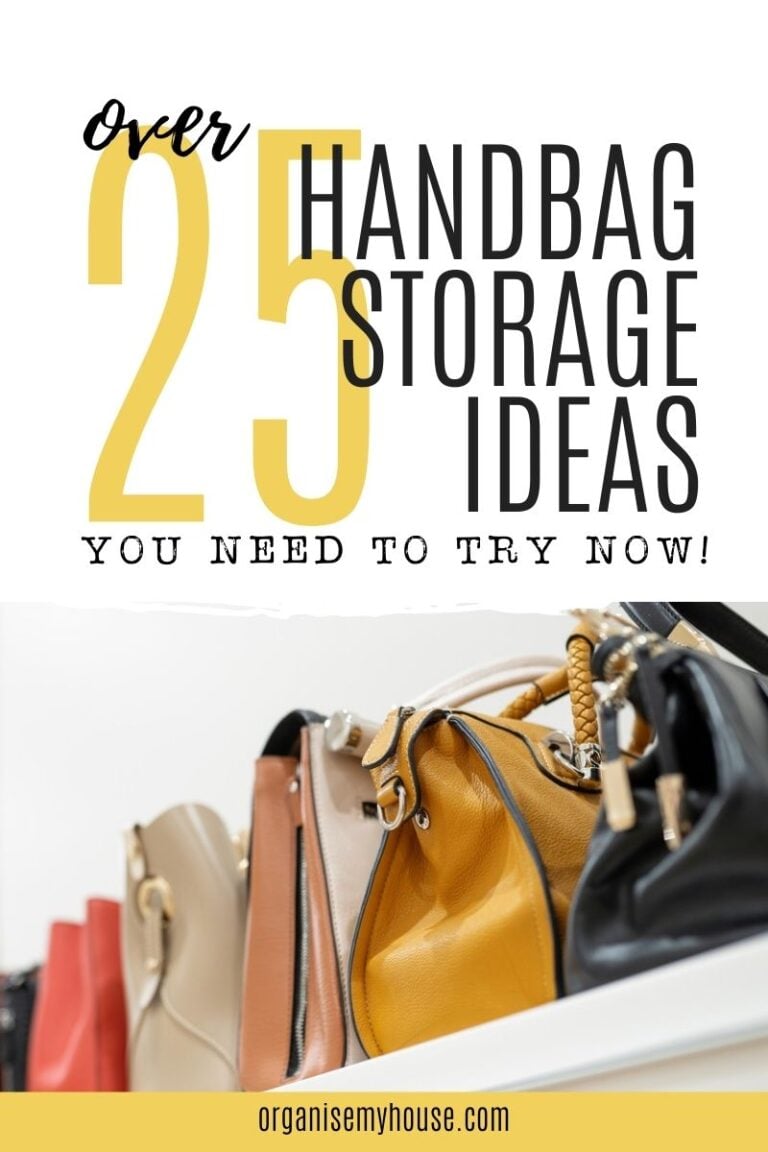 Over 25 Brilliant Handbag Storage Ideas You Need To Try Now