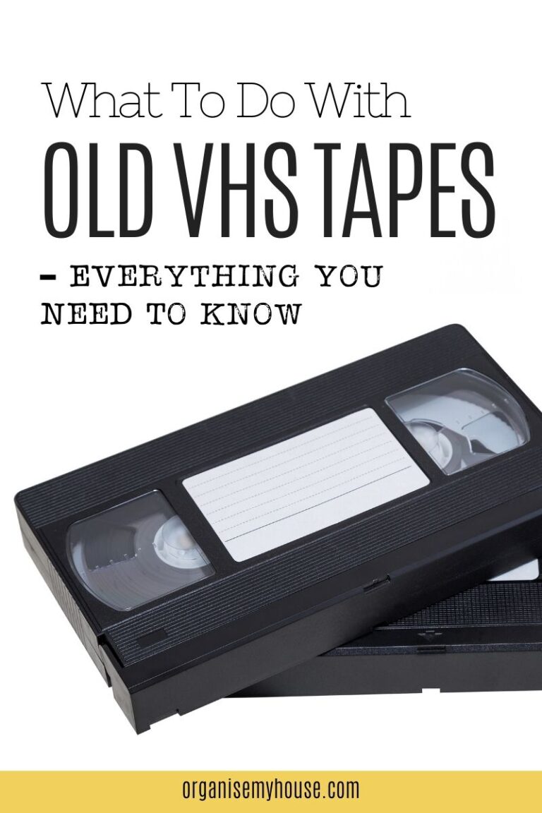 Got Old VHS Tapes To Get Rid Of? Here's What To Do With Them
