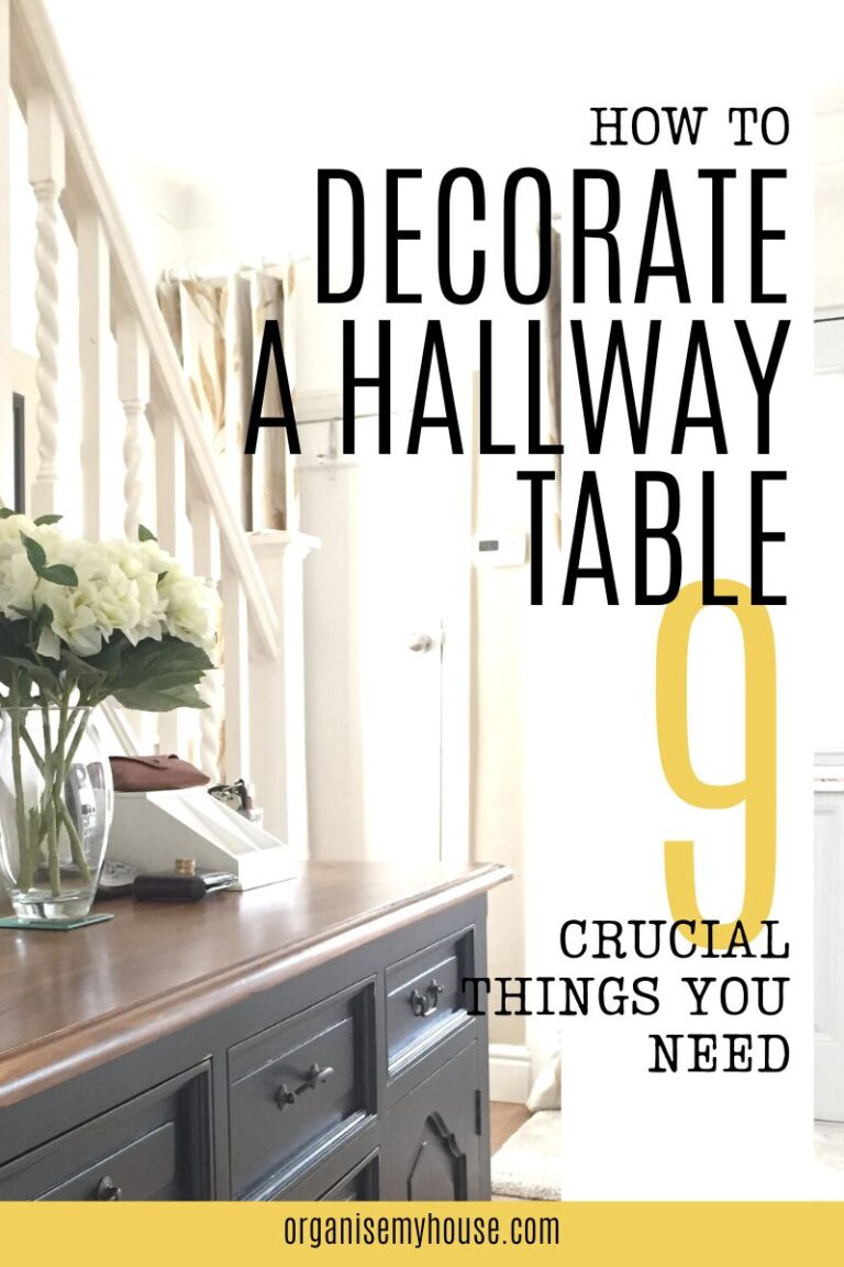 How To Decorate A Hallway Table [9 Crucial Things You Need]