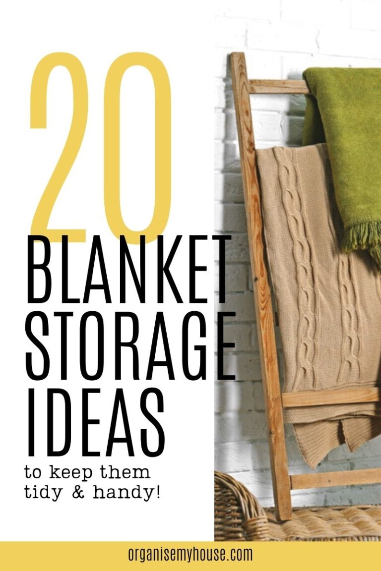 20 Brilliant Blanket Storage Ideas To Keep Them Handy And Tidy