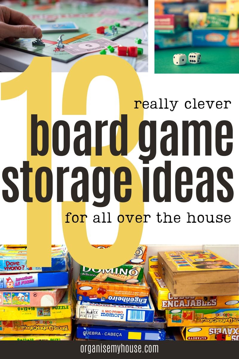 13 Clever Board Game Storage Ideas To Use Now In Your Home
