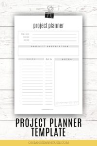 Free Printable Home Planner Pages
