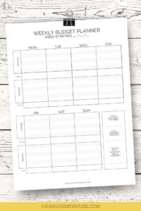 Free Weekly Budget Template Printable Pdf (A4 And Letter)