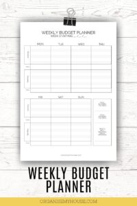 Free Weekly Budget Template Printable Pdf (A4 And Letter)