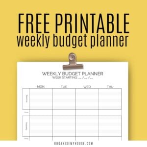 Free Weekly Budget Template Printable Pdf (A4 And Letter)