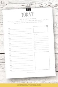 Free Printable Day Planner With Hours To Track Your Schedule
