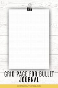 Free Full Page Bullet Journal Paper Printable - Dot Grid