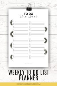 Really Useful Free Printable Weekly To Do List Template