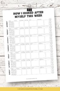 Free Printable Self Care Planner - Look After Yourself Well!
