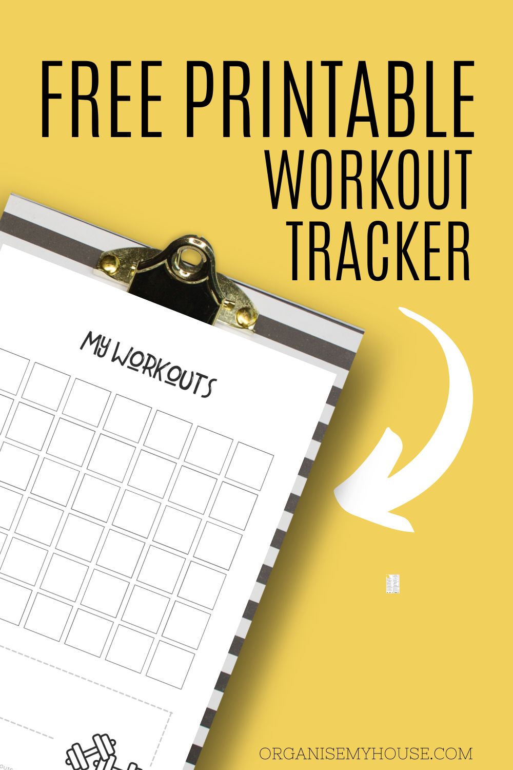 Free Workout Planner Printable Easily Track What To Do