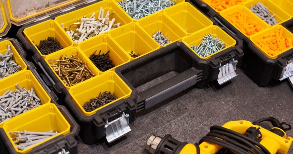 7 Reasons why “free stuff" could actually cost you the most. 4 tool box filled with screws and nails