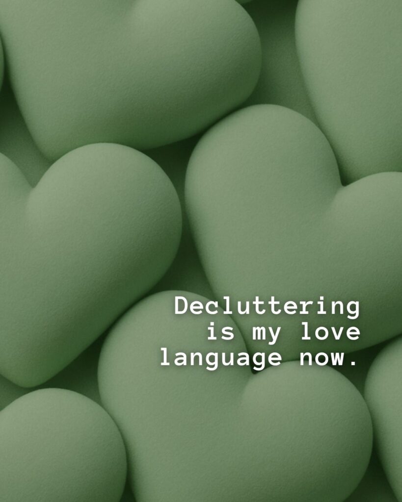54 Funny Sayings About Clutter (That’ll Make You Feel Better About Yours) 41 Decluttering is my love language now.