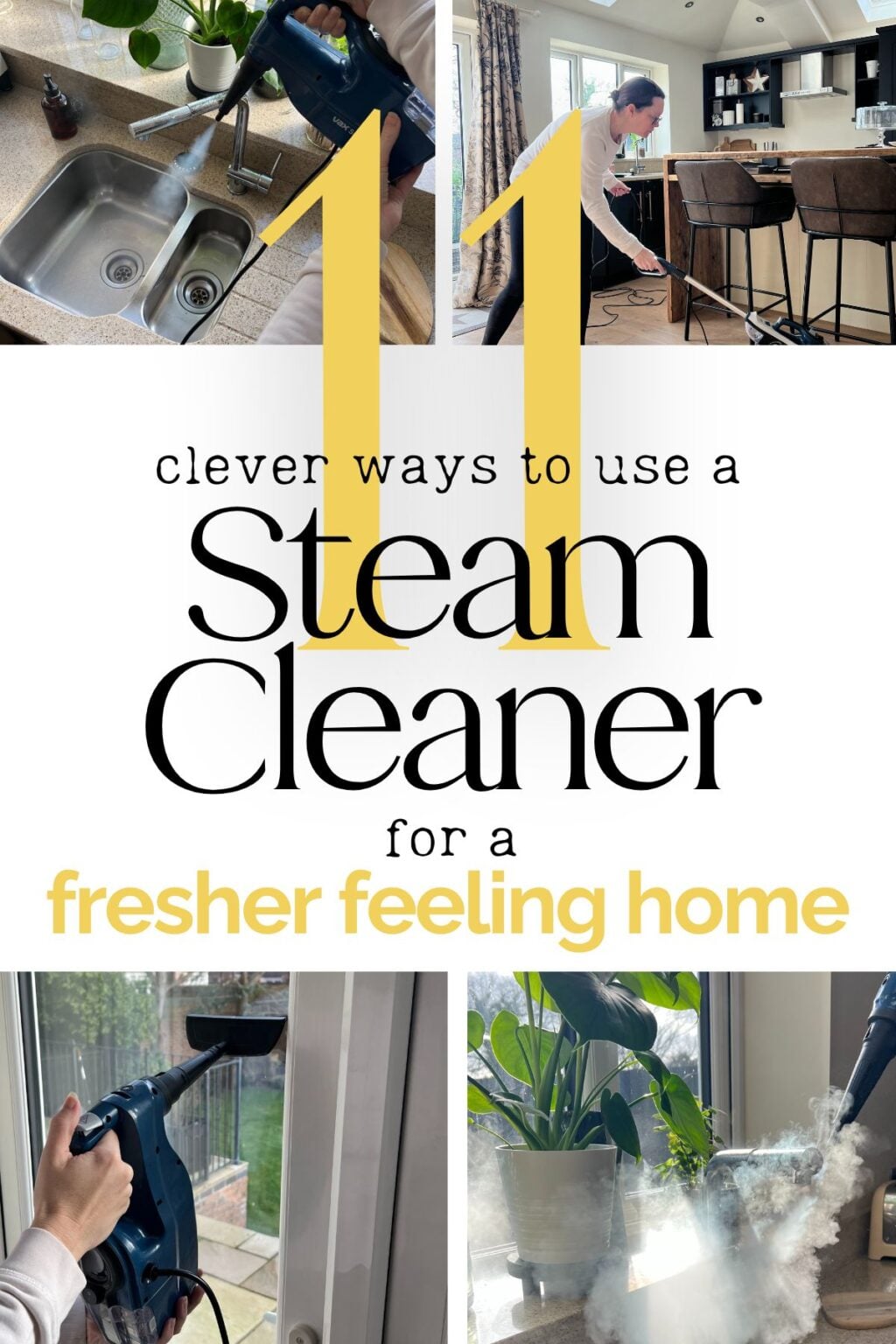 11 Clever Ways To Use A Steam Cleaner For A Fresher Feeling Home