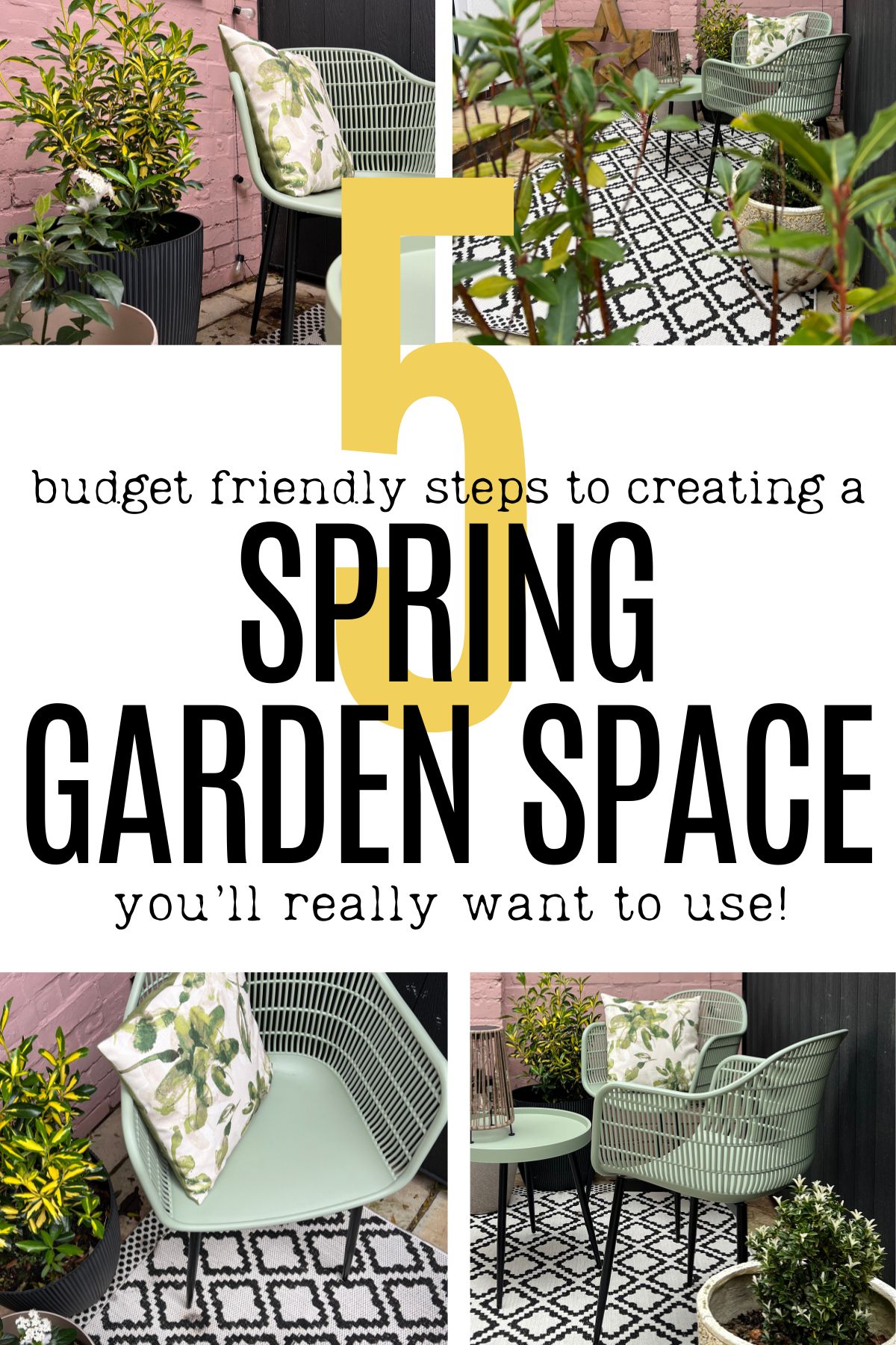 5 Budget-Friendly Steps To Creating A Spring Garden Space You'll Love