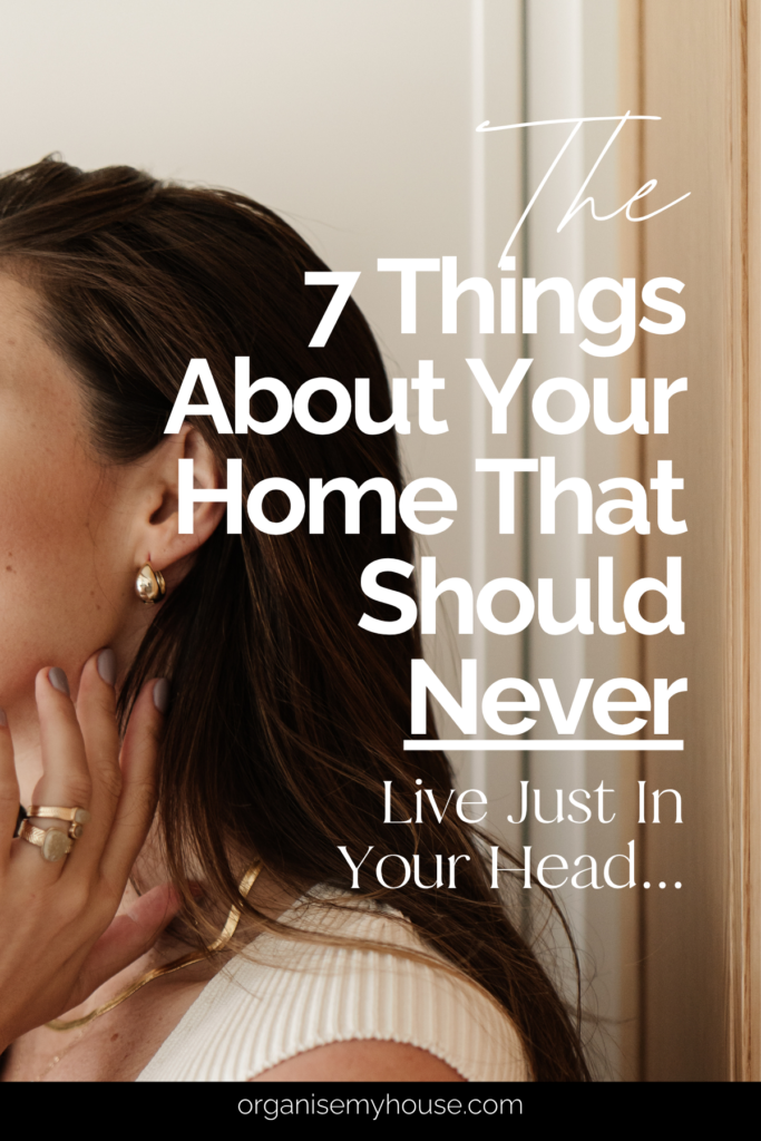 7 Things About Managing Your Home That Shouldn't Just Live In Your Head 2 7 Things About Managing Your Home That Shouldn't Just Live In Your Head