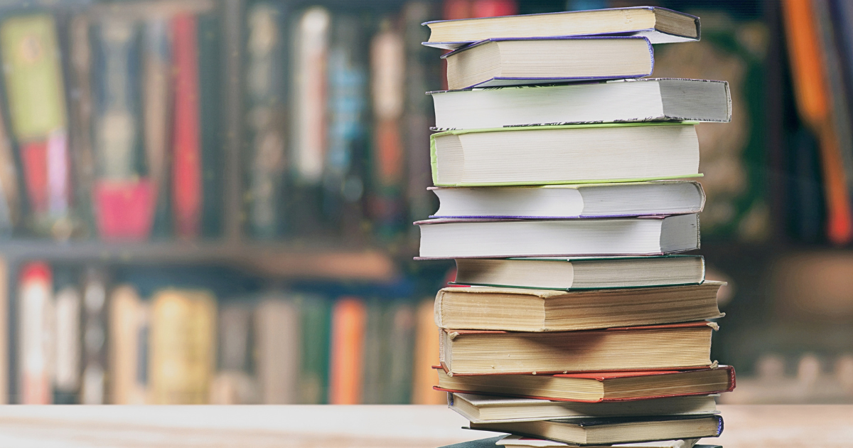 pile of books